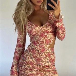 SOLD TIGERMIST RUE SKIRT